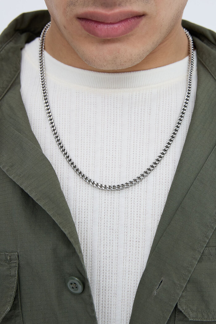 Men's link chain - silver  Picture3